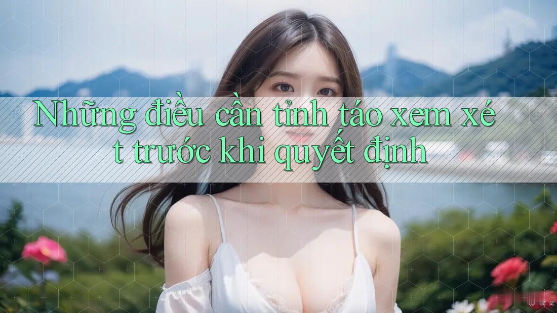 Những điều cần tỉnh táo xem xét trước khi quyết định