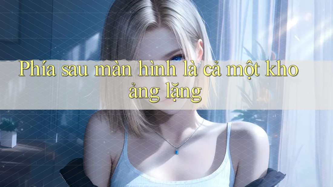 Phía sau màn hình là cả một khoảng lặng