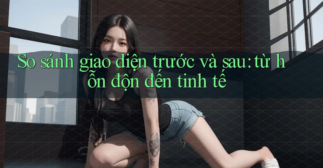 So sánh giao diện trước và sau: từ hỗn độn đến tinh tế