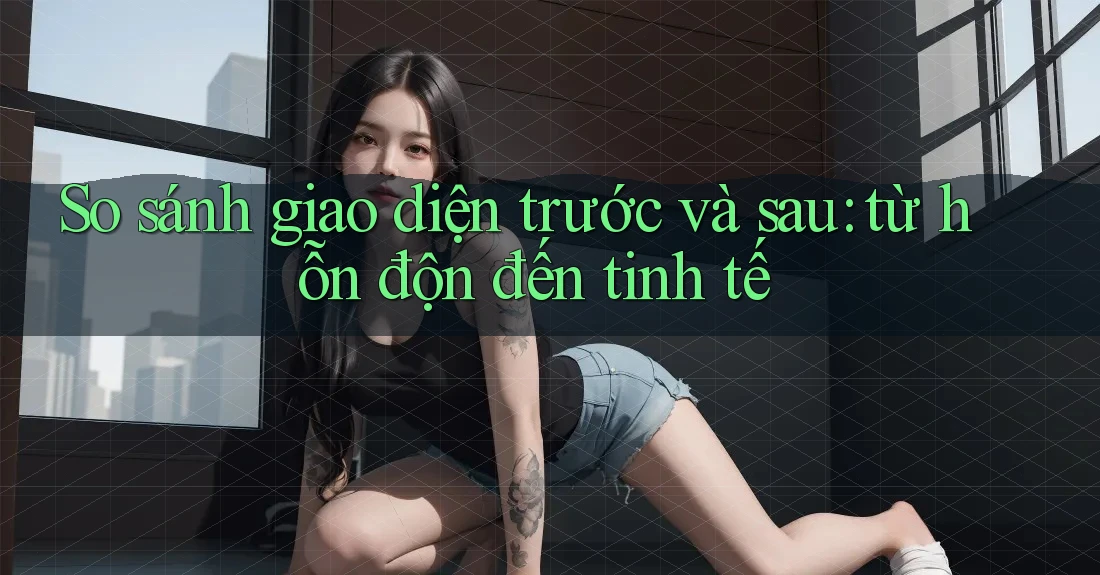 So sánh giao diện trước và sau: từ hỗn độn đến tinh tế