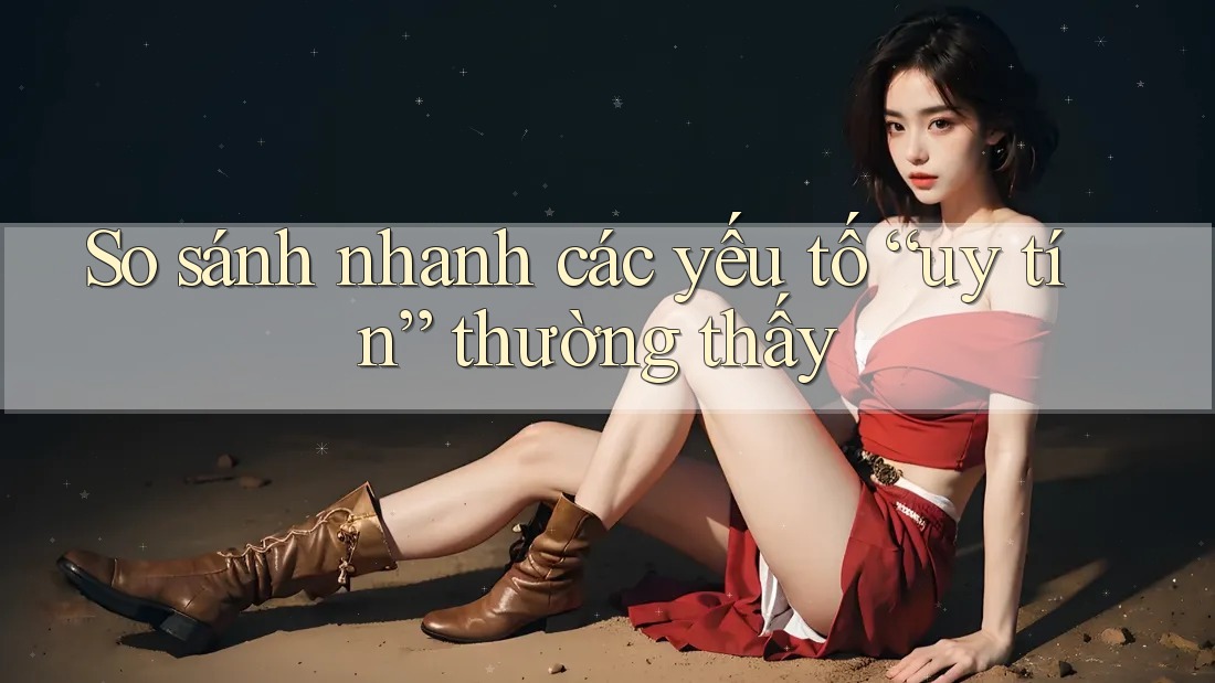 So sánh nhanh các yếu tố “uy tín” thường thấy