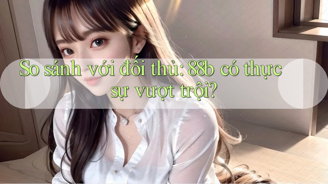 So sánh với đối thủ: 88b có thực sự vượt trội?