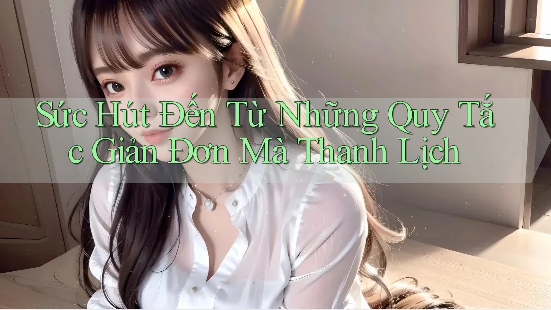 Sức Hút Đến Từ Những Quy Tắc Giản Đơn Mà Thanh Lịch