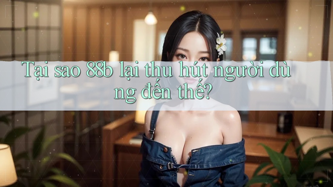 Tại sao 88b lại thu hút người dùng đến thế?