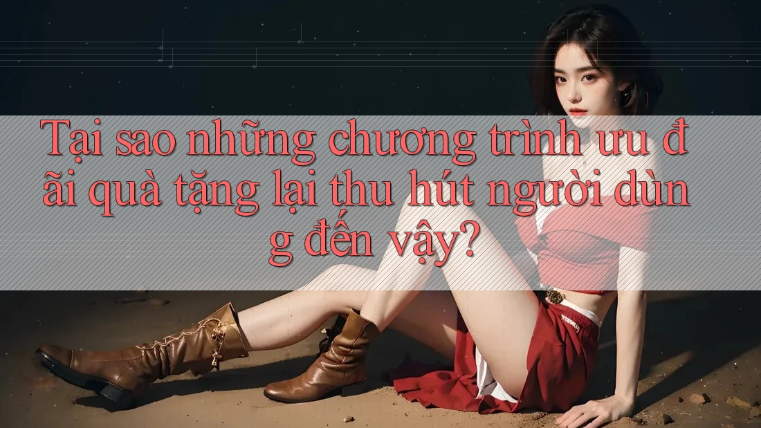 Tại sao những chương trình ưu đãi quà tặng lại thu hút người dùng đến vậy?