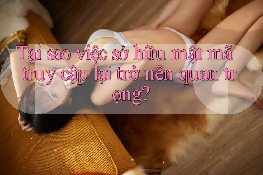 Tại sao việc sở hữu mật mã truy cập lại trở nên quan trọng?