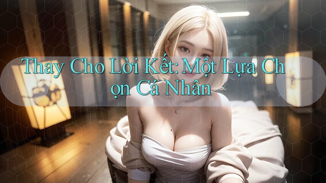 Thay Cho Lời Kết: Một Lựa Chọn Cá Nhân