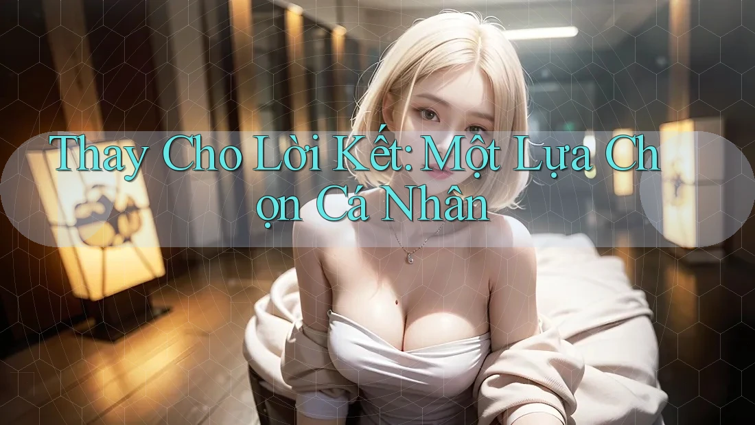 Thay Cho Lời Kết: Một Lựa Chọn Cá Nhân