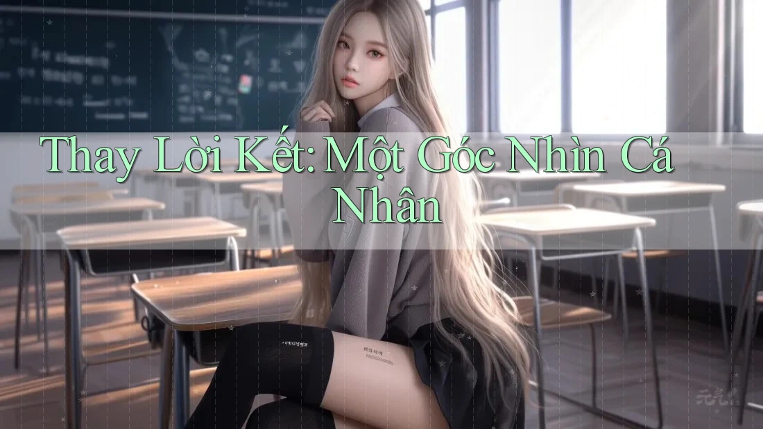 Thay Lời Kết: Một Góc Nhìn Cá Nhân