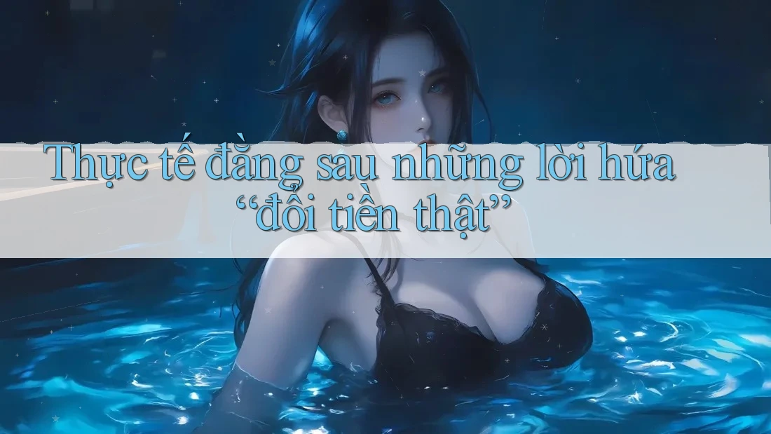 Thực tế đằng sau những lời hứa “đổi tiền thật”
