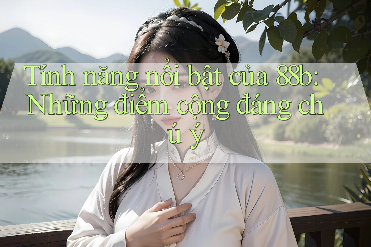 Tính năng nổi bật của 88b: Những điểm cộng đáng chú ý