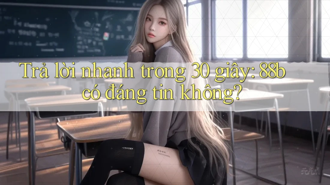 Trả lời nhanh trong 30 giây: 88b có đáng tin không?