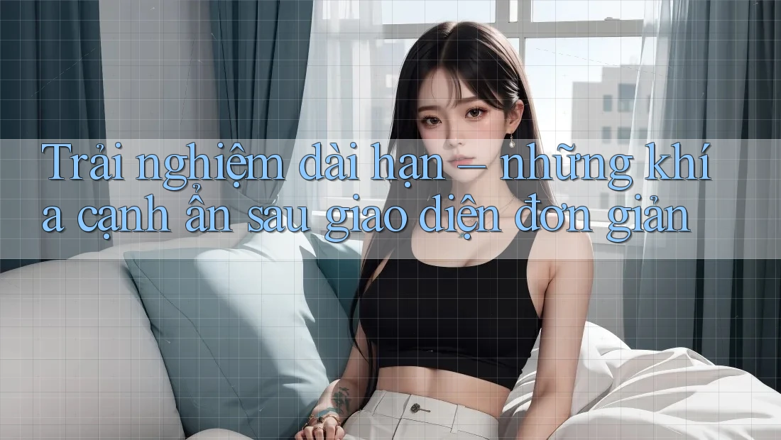 Trải nghiệm dài hạn – những khía cạnh ẩn sau giao diện đơn giản Trải nghiệm dài hạn – những khía cạnh ẩn sau giao diện đơn giản