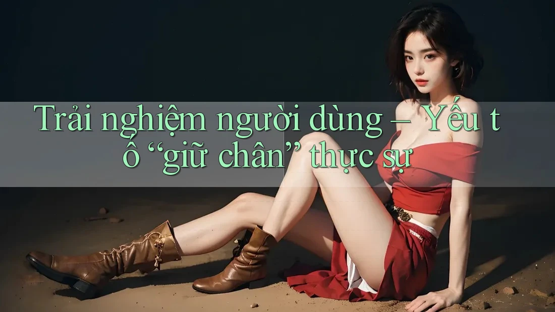Trải nghiệm người dùng – Yếu tố “giữ chân” thực sự