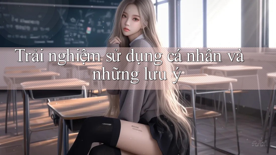 Trải nghiệm sử dụng cá nhân và những lưu ý