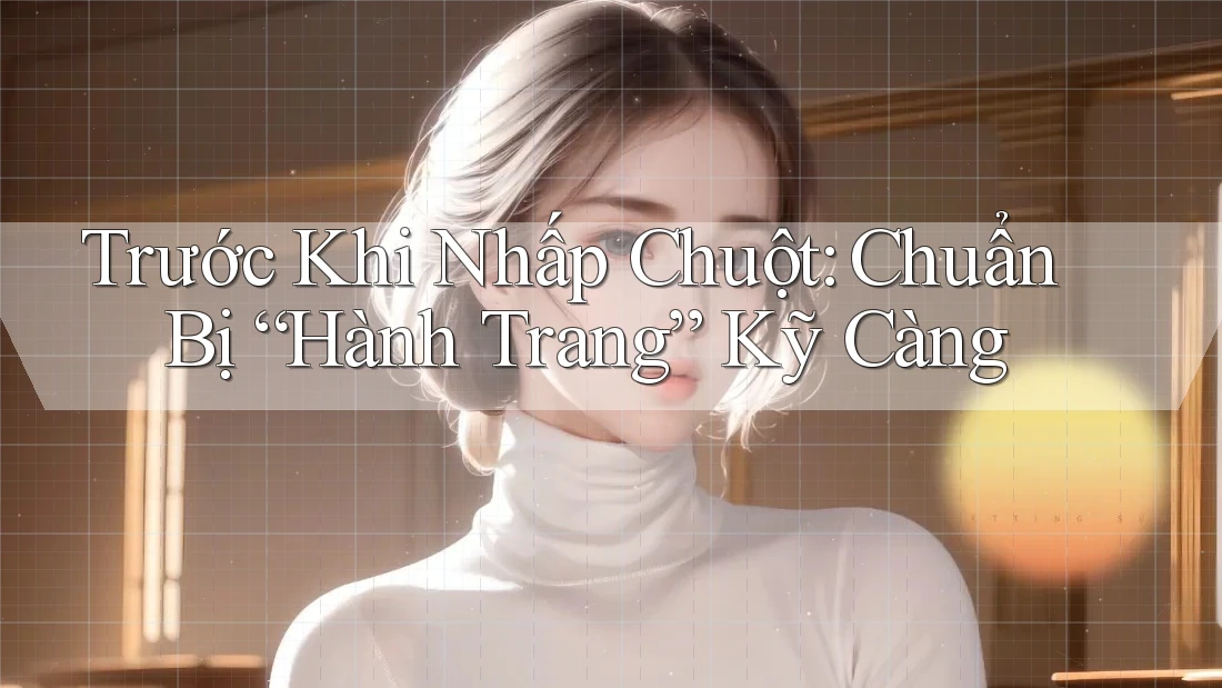 Trước Khi Nhấp Chuột: Chuẩn Bị “Hành Trang” Kỹ Càng Trước Khi Nhấp Chuột: Chuẩn Bị “Hành Trang” Kỹ Càng