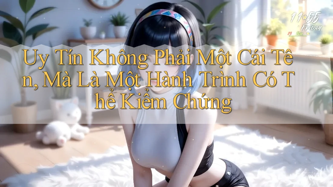Uy Tín Không Phải Một Cái Tên, Mà Là Một Hành Trình Có Thể Kiểm Chứng