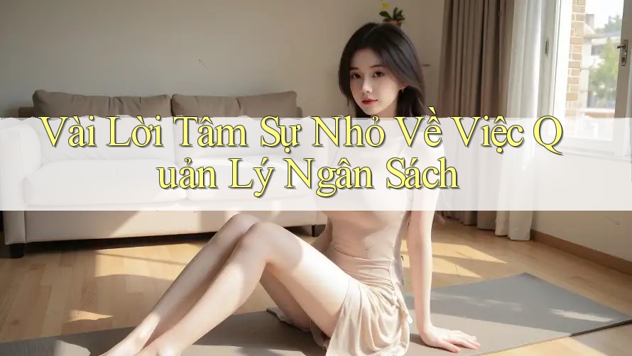Vài Lời Tâm Sự Nhỏ Về Việc Quản Lý Ngân Sách